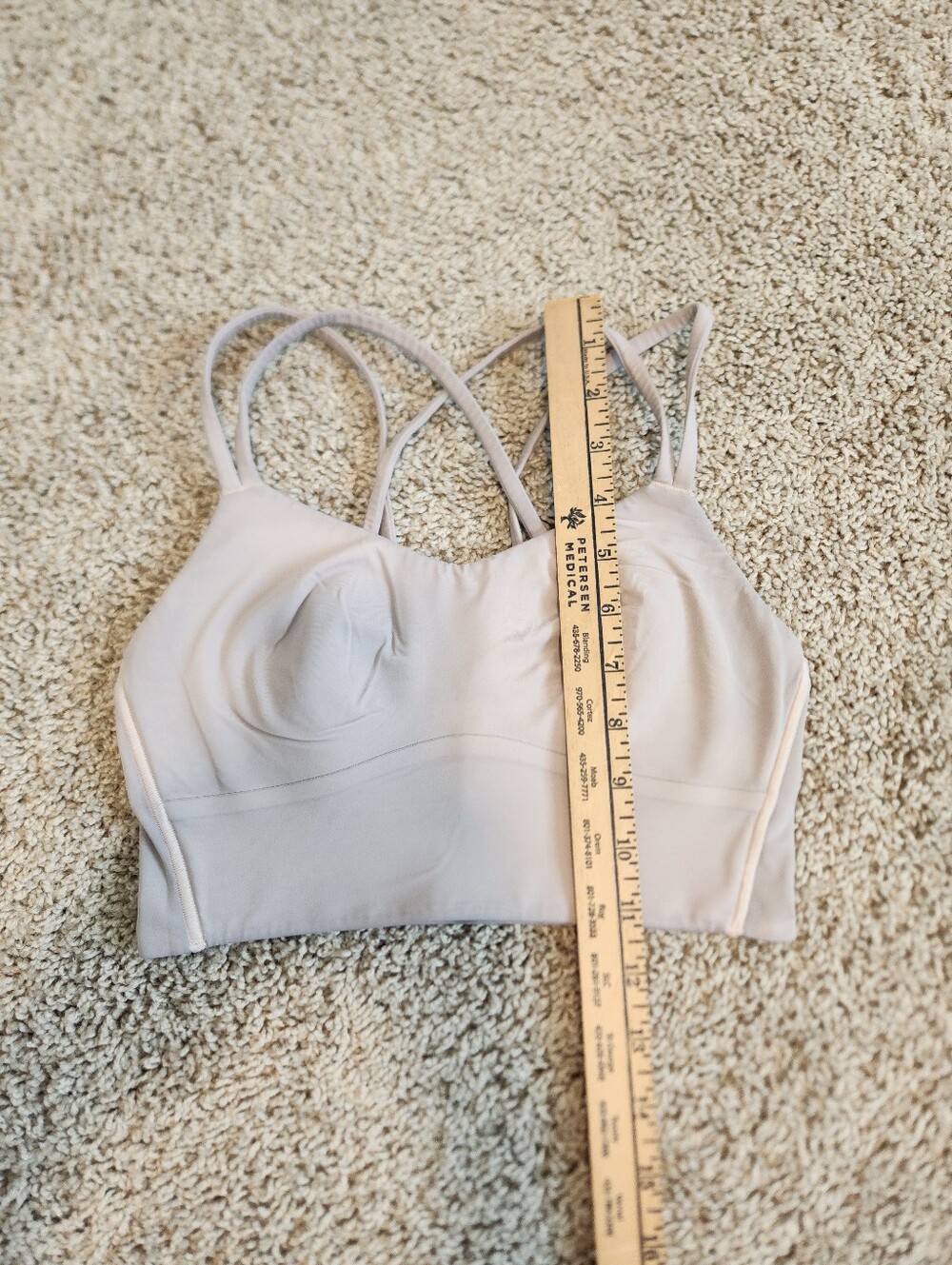 Lululemon Like A Cloud Longline Bra Light Support B/C Cup Size 4 - Picture 6 of 6